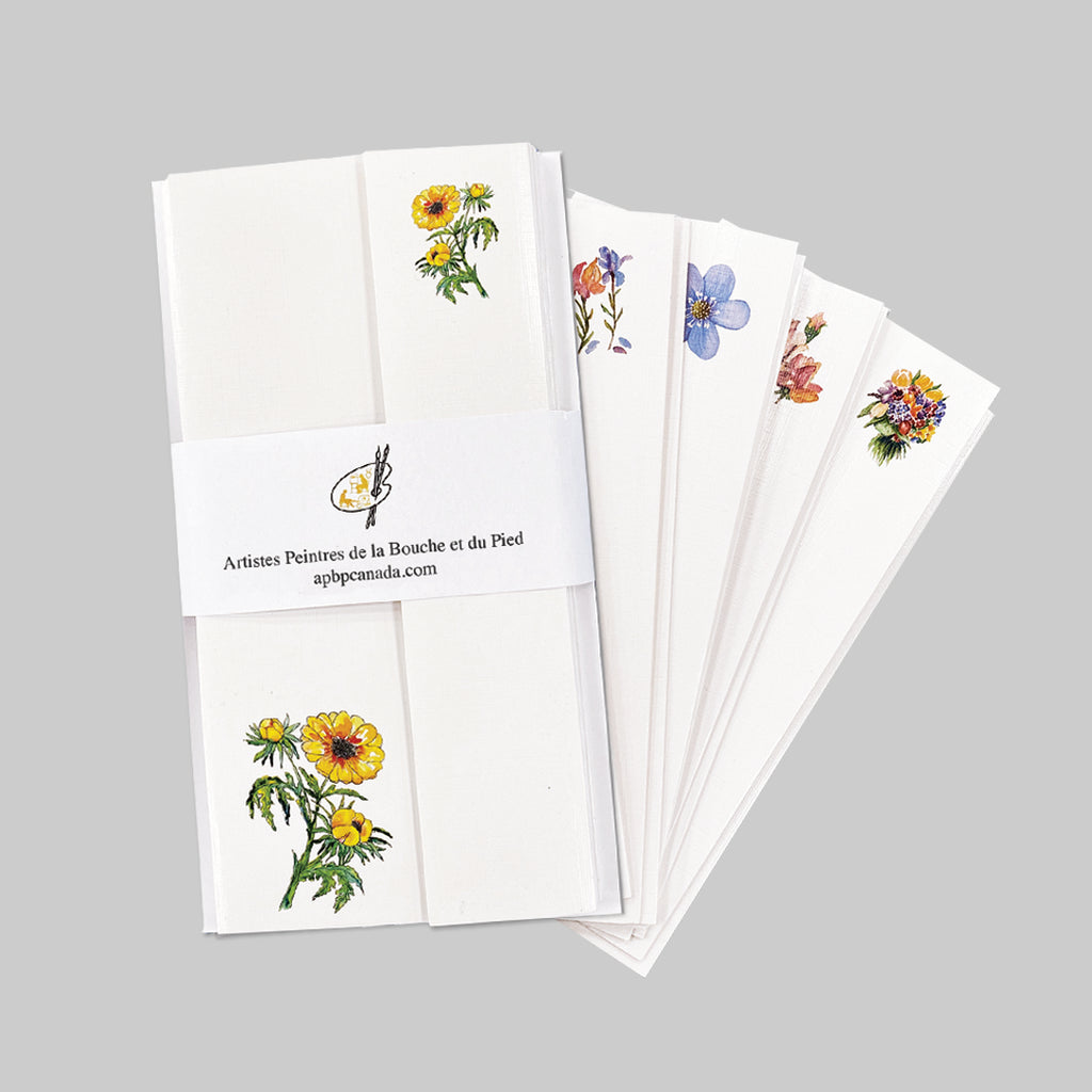 Nouveau - Lot de 10 Carte-message assorties