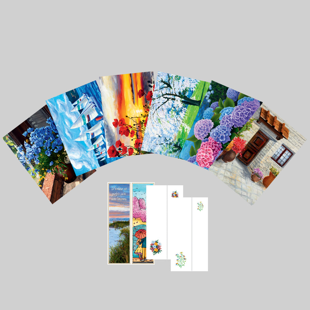 Ensemble de cartes de luxe toutes occasions - Printemps 2025 A