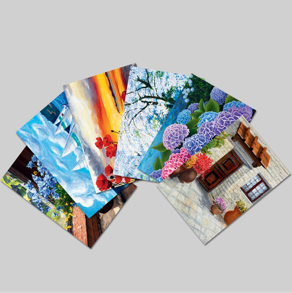Ensemble de 6 cartes de luxe toutes occasions