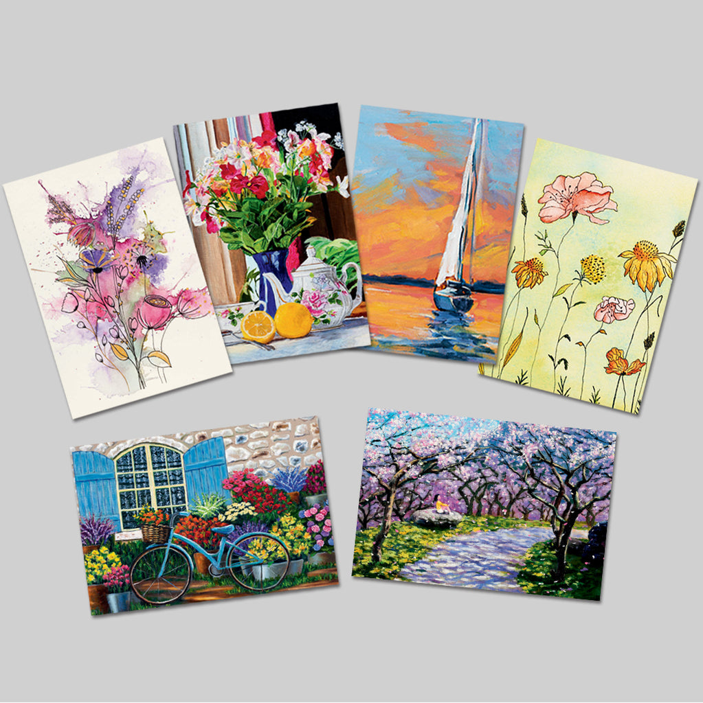 Ensemble de 25 cartes de luxe toutes occasions variées - Offre spéciale