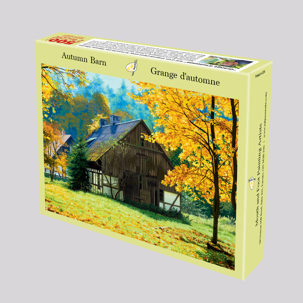 Casse-tête «Grange d'automne» NOUVEAU 500 PIÈCES