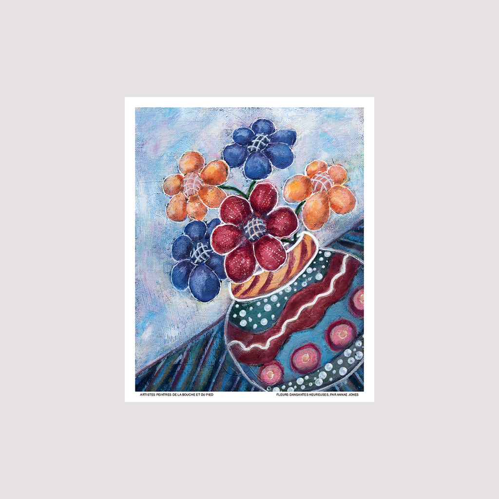 2027-04 AVRIL </br> FLEURS DANSANTES HEUREUSES, </br> ANNAE JONES