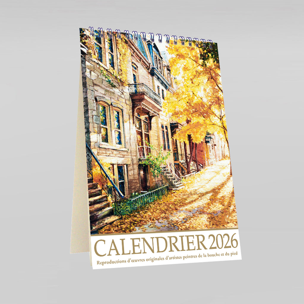 Calendrier artistique 2026 prix spécial