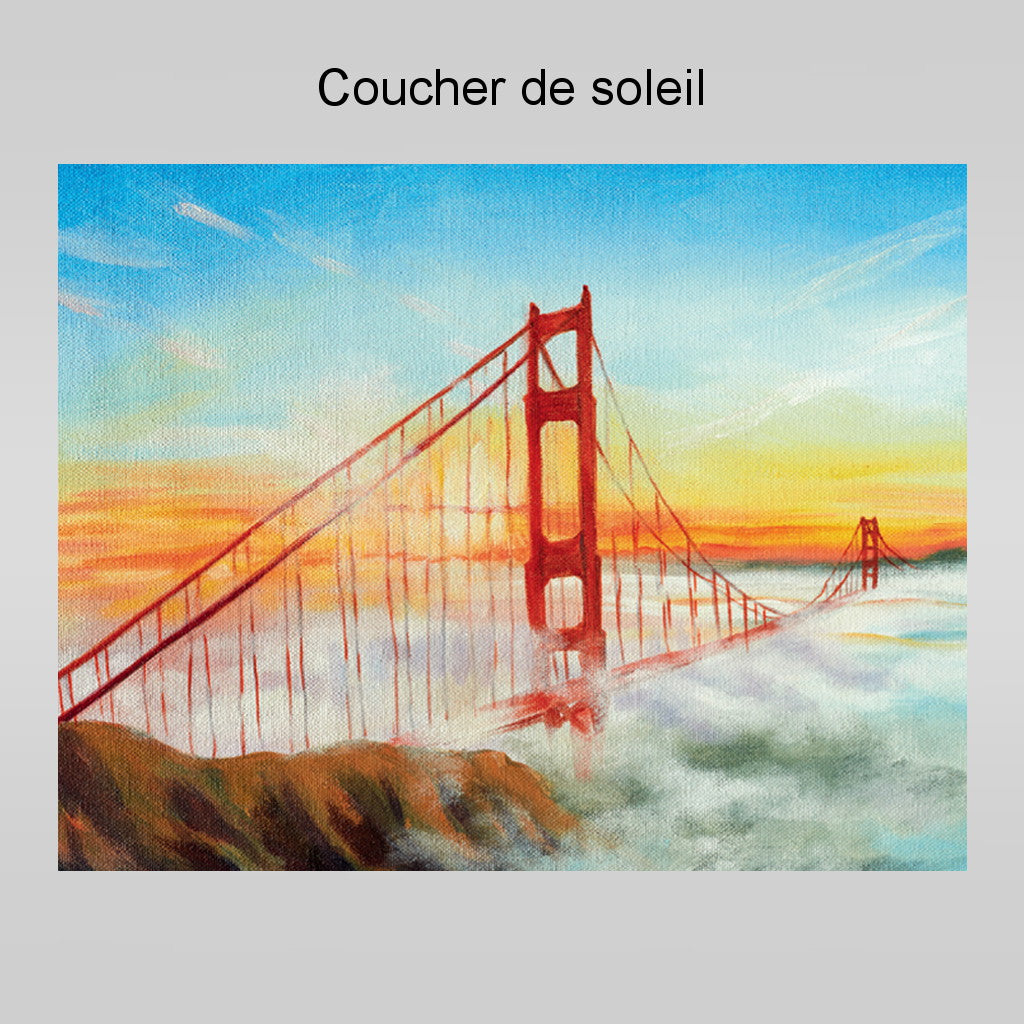 Reproductions d'oeuvres d'art No. 3 - Ensemble de quatre