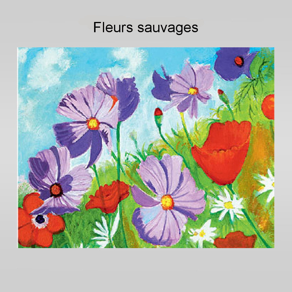 Reproductions d'oeuvres d'art No. 3 - Ensemble de 4