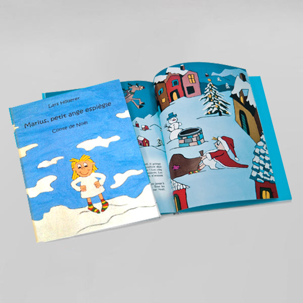 Conte de Noël pour enfants «Marius, petit ange espiègle» - Offre spéciale