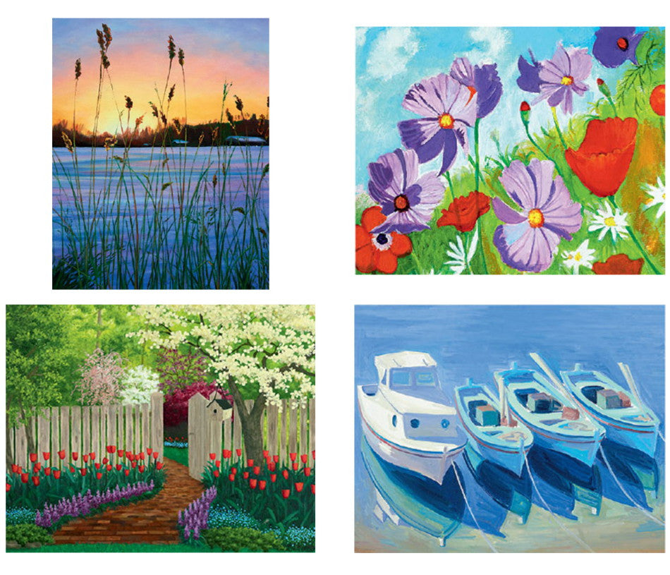 Reproductions d'oeuvres d'art - Ensemble de 4