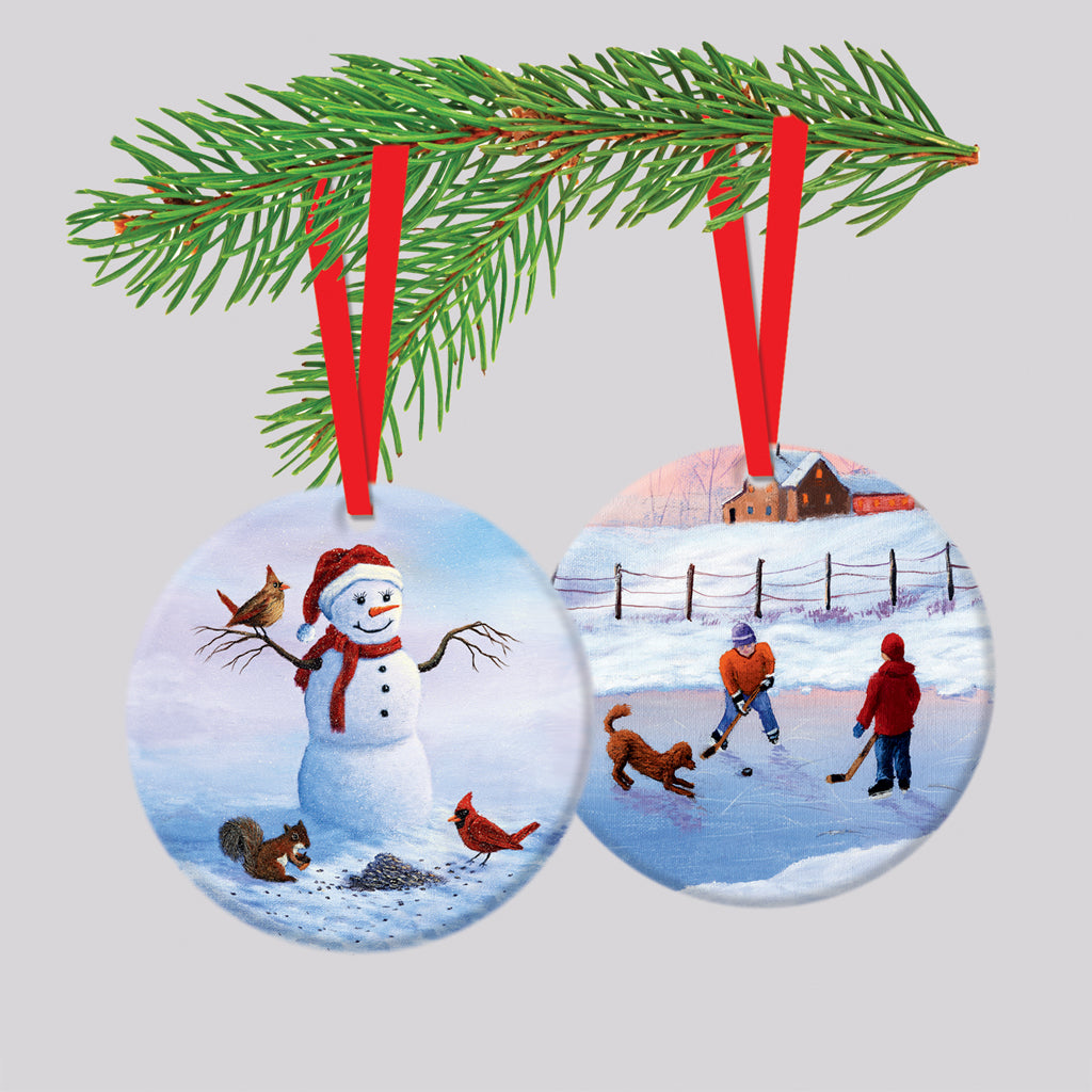 NOUVEAU: Décorations de Noël (lot de 2)